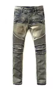 hommes balmain straight biker jeans hiphop pants 536